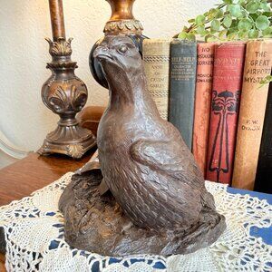 Vintage English Bronze Cold Cast Quail